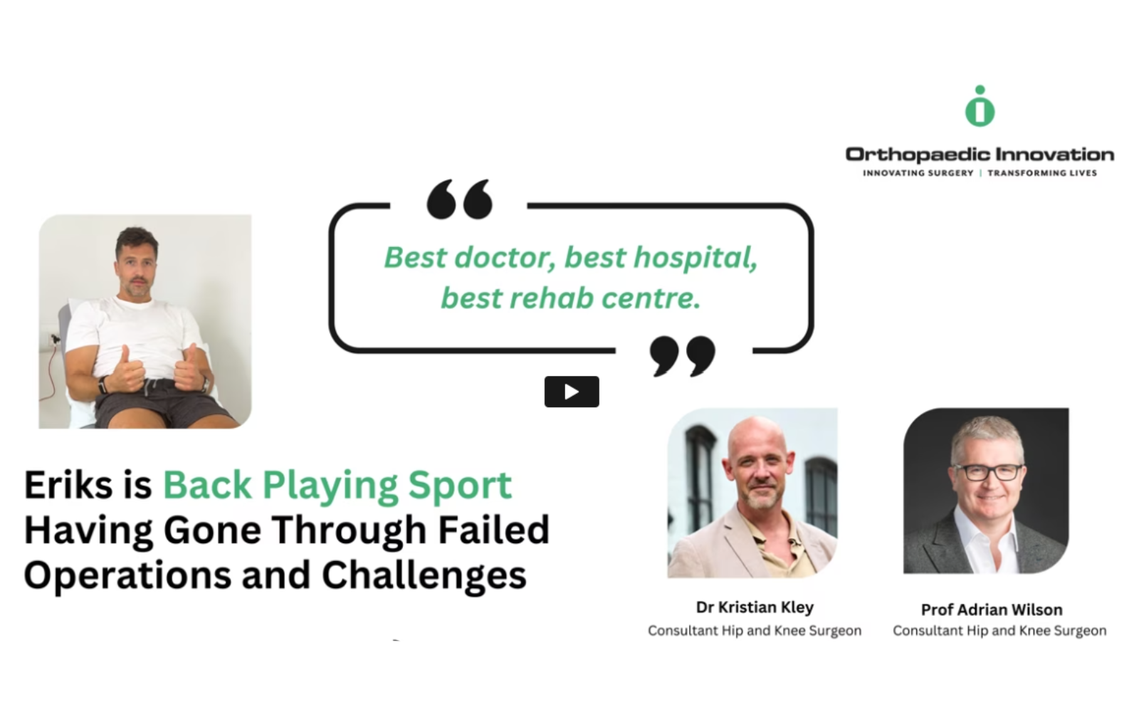 Real Patient Stories - Life 6 Months After Knee Osteotomy