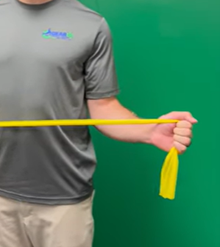 Rotator Cuff Exercise - External Rotation with band